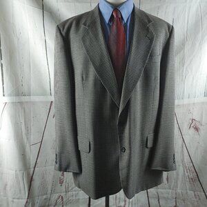 Holbrook 48L Wool 2 Button Multicolor Check Blazer Sport Coat